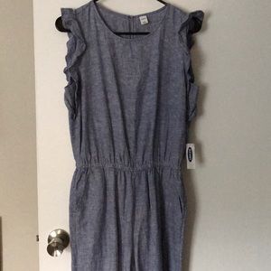 Old Navy Waist-Defined Cross-Back Jumpsuit